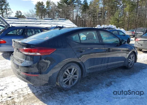 2018 Hyundai Elantra Sel z USA, uszkodzony, nr VIN 5NPD84LF6JH359133